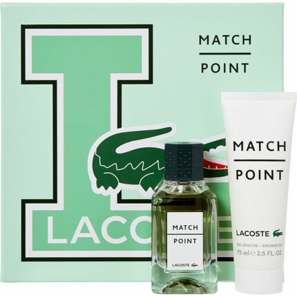 Match Point - Подарочный набор туалетная вода 50 мл + гель для душа 75 мл, Lacoste
Match Point - Подарочный набор туалетная вода 50 мл + гель для душа 75 мл, Lacoste