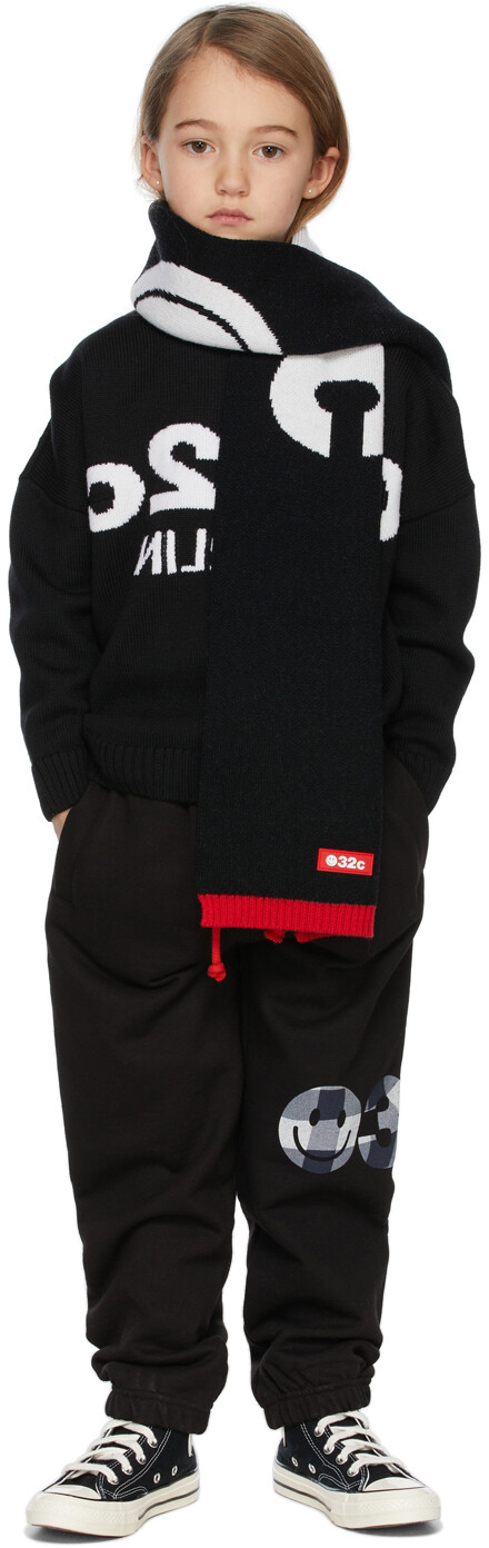 SSENSE Exclusive Kids Черные брюки для отдыха с логотипом со смайликом 032c, Черный, SSENSE Exclusive Kids Черные брюки для отдыха с логотипом со смайликом 032c
SSENSE Exclusive Kids Черные брюки для отдыха с логотипом со смайликом 032c, Черный, SSENSE Exclusive Kids Черные брюки для отдыха с логотипом со смайликом 032c