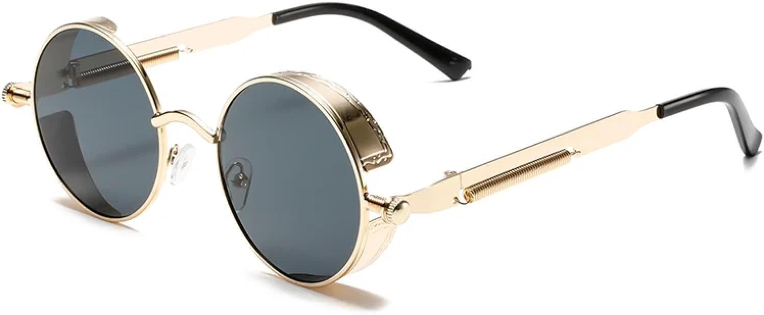 Солнцезащитные очки с защитой от УФ-излучения UV400 | Круглые мужские очки в металлической оправе | Линзы конфетных цветов для занятий спортом на открытом воздухе и вождения DSVIGF, Golden-black
Солнцезащитные очки с защитой от УФ-излучения UV400 | Круглые мужские очки в металлической оправе | Линзы конфетных цветов для занятий спортом на открытом воздухе и вождения DSVIGF, Golden-black