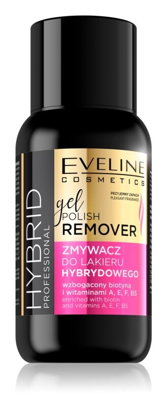 Жидкость для снятия лака с витаминами А и Е Eveline Cosmetics Hybrid Professional
Жидкость для снятия лака с витаминами А и Е Eveline Cosmetics Hybrid Professional