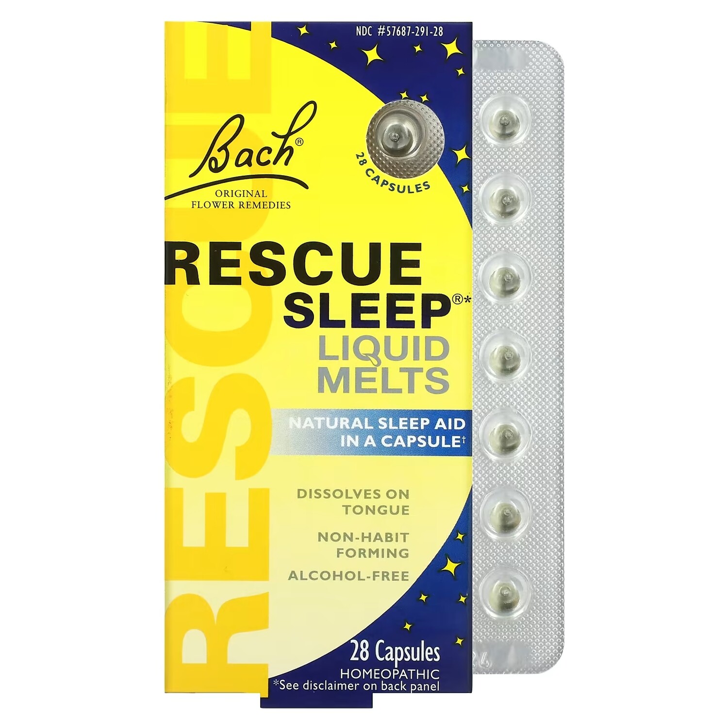 Bach Rescue Sleep поддержка сна цветочные капсулыдля рассасывания с жидкостью, 28 капсул
Bach Rescue Sleep поддержка сна цветочные капсулыдля рассасывания с жидкостью, 28 капсул