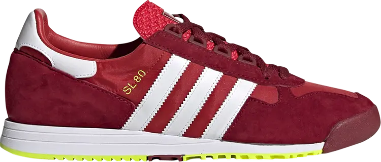 Кроссовки Adidas SL 80 'Scarlet', красный 
Кроссовки Adidas SL 80 'Scarlet', красный