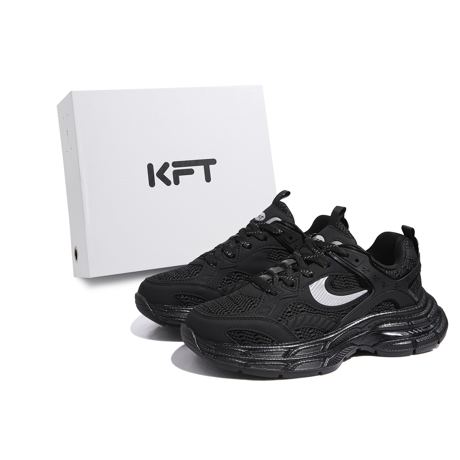 KFT Лунное сияние противоскользящие износостойкие утолщенные кроссовки на платформе унисекс Black Warrior, цвет Black Warrior
KFT Лунное сияние противоскользящие износостойкие утолщенные кроссовки на платформе унисекс Black Warrior, цвет Black Warrior