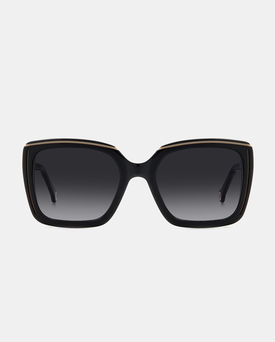 Черные квадратные женские солнцезащитные очки из ацетата Carolina Herrera, черный
Черные квадратные женские солнцезащитные очки из ацетата Carolina Herrera, черный