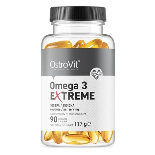 OstroVit, Omega 3 Extreme 90 капсул Иммунитет EPA DHA
OstroVit, Omega 3 Extreme 90 капсул Иммунитет EPA DHA