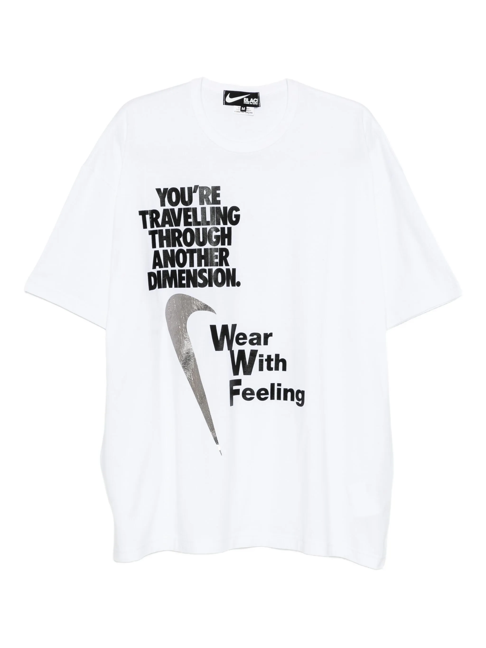 Футболка с принтом из коллаборации с Nike Black Comme Des Garçons, белый
Футболка с принтом из коллаборации с Nike Black Comme Des Garçons, белый