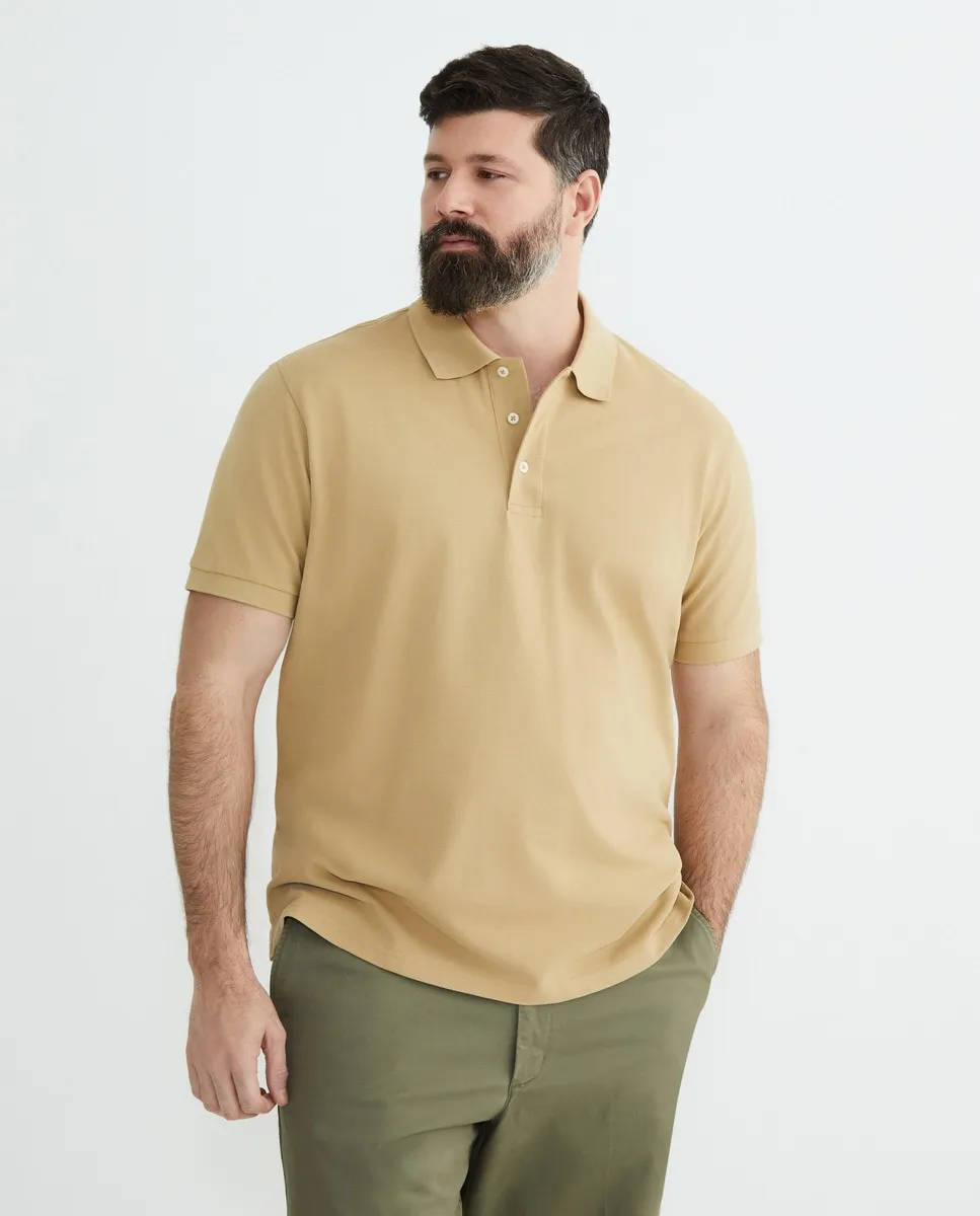 Мужская рубашка поло, большие размеры, короткие рукава, однотонная Emidio Tucci, цвет Camel
Мужская рубашка поло, большие размеры, короткие рукава, однотонная Emidio Tucci, цвет Camel