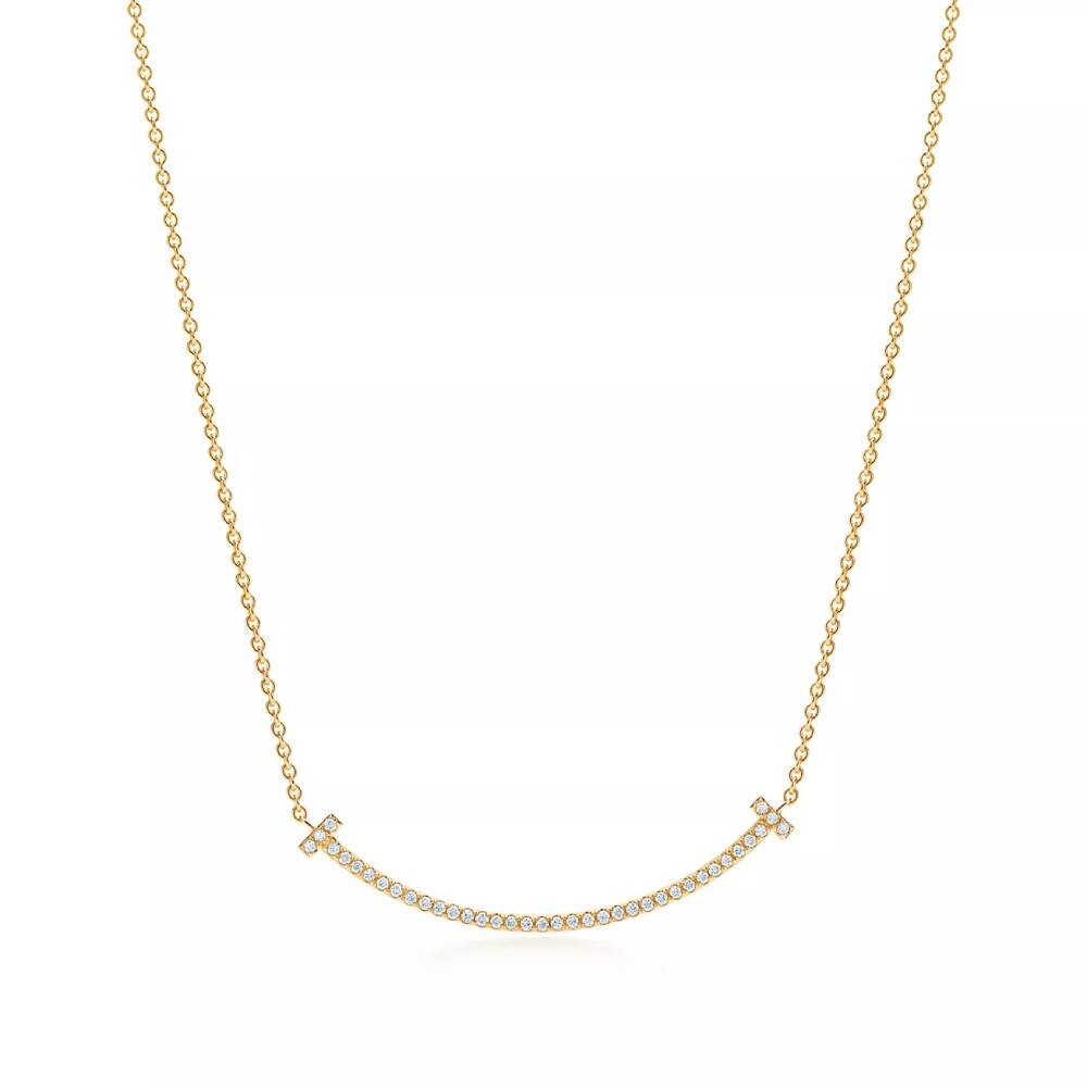 Кулон с цепочкой Tiffany & Co. Smile Small, желтое золото с бриллиантами
Кулон с цепочкой Tiffany & Co. Smile Small, желтое золото с бриллиантами