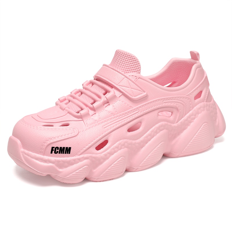 Нескользящие и дышащие низкие детские кроссовки для повседневной носки FCMM, розовый 
Нескользящие и дышащие низкие детские кроссовки для повседневной носки FCMM, розовый