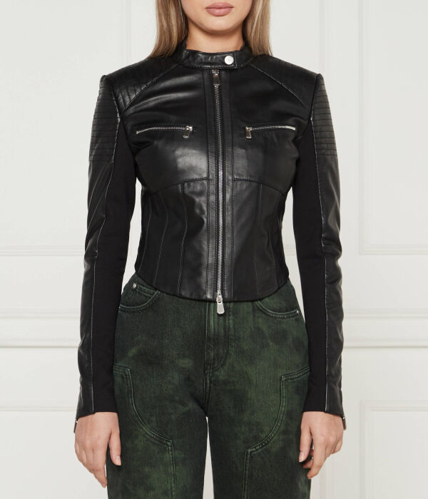 Куртка кожаная Pinko Batman Cropped Fit, черный
Куртка кожаная Pinko Batman Cropped Fit, черный