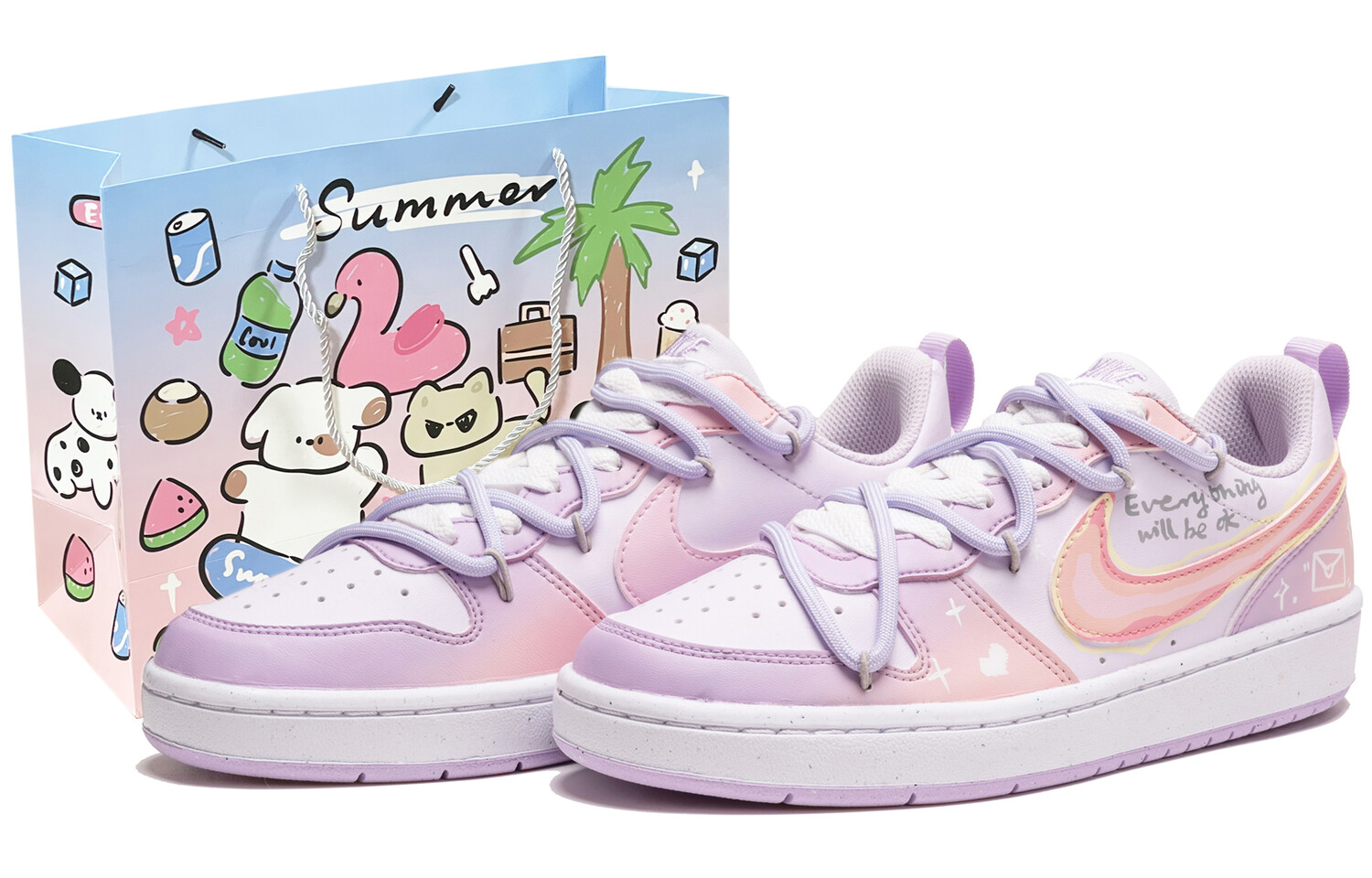 Кроссовки Nike Court Borough Skateboarding Shoes Women's Low-top Pink, светло-фиолетовый
Кроссовки Nike Court Borough Skateboarding Shoes Women's Low-top Pink, светло-фиолетовый