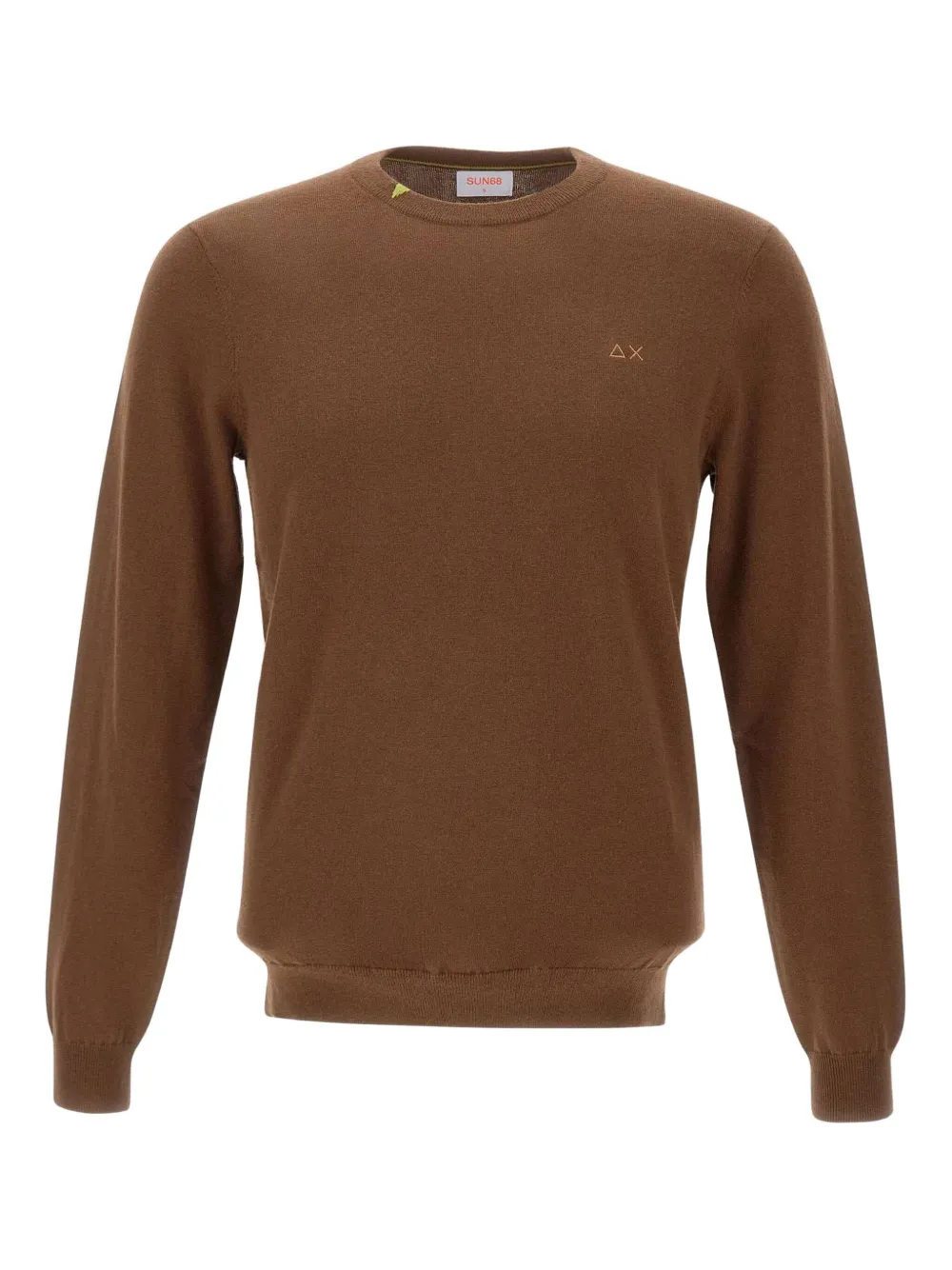 Свитер с вышитым логотипом Sun67, коричневый
Свитер с вышитым логотипом Sun67, коричневый