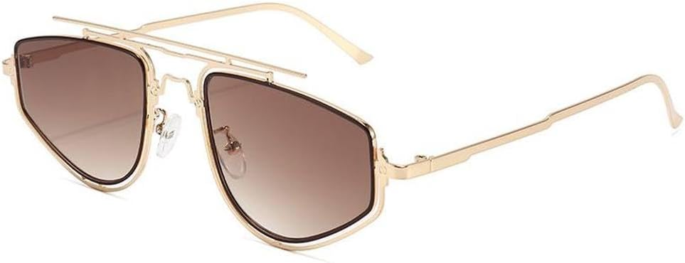 Винтажные солнцезащитные очки в стиле стимпанк для мужчин, роскошная металлическая оправа с двойным дужком, модные солнцезащитные очки для активного отдыха и вождения, SUN5 Generic, C5goldbrown
Винтажные солнцезащитные очки в стиле стимпанк для мужчин, роскошная металлическая оправа с двойным дужком, модные солнцезащитные очки для активного отдыха и вождения, SUN5 Generic, C5goldbrown