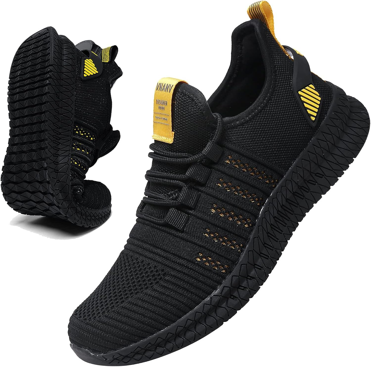 Мужские слипоны для ходьбы, легкие, дышащие, с противоскользящей подошвой, удобные для бега, спорта в зале, тенниса, стильные кроссовки Vnanv, черный/желтый
Мужские слипоны для ходьбы, легкие, дышащие, с противоскользящей подошвой, удобные для бега, спорта в зале, тенниса, стильные кроссовки Vnanv, черный/желтый