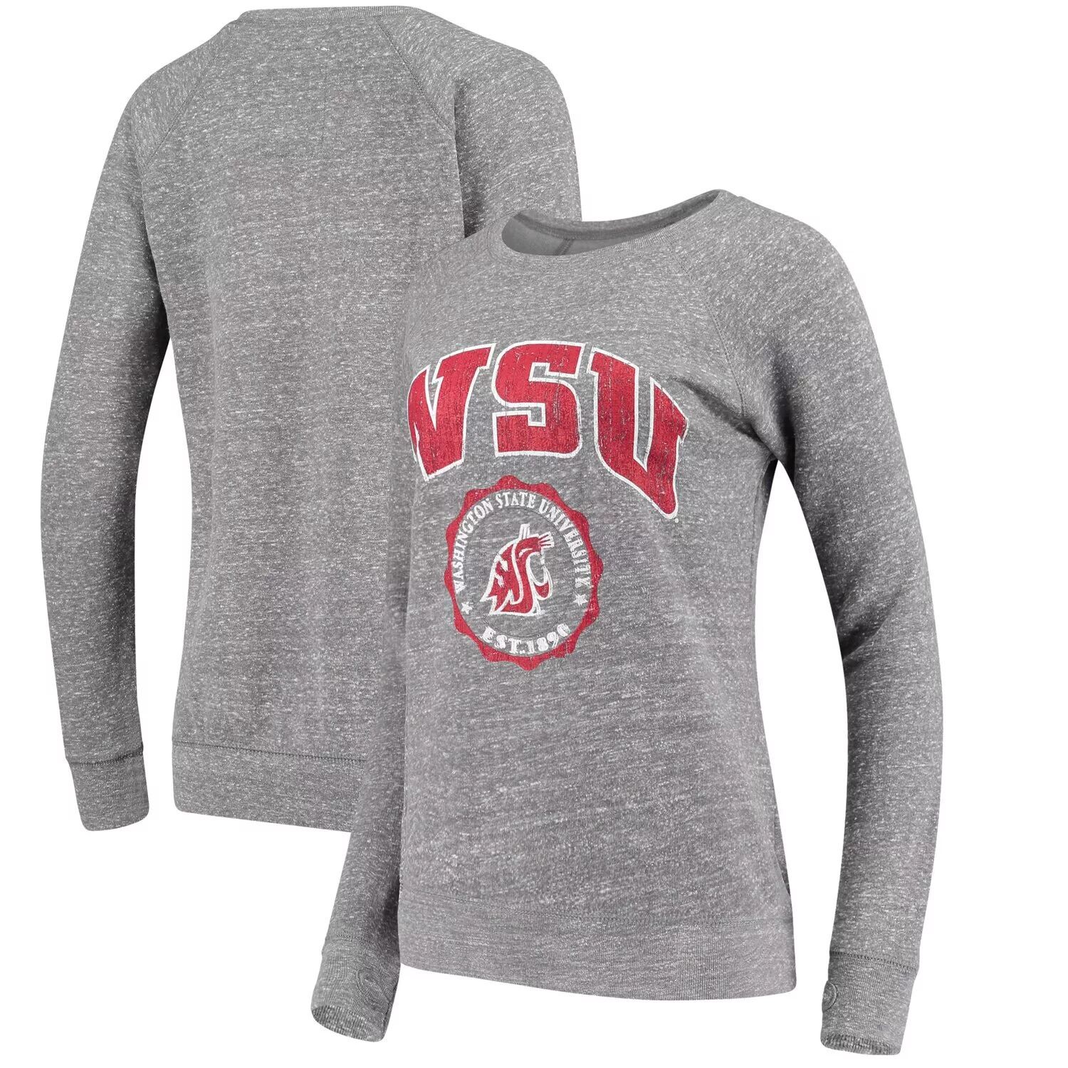 Женский серый свитшот Pressbox с принтом Washington State Cougars Edith Knobi
Женский серый свитшот Pressbox с принтом Washington State Cougars Edith Knobi