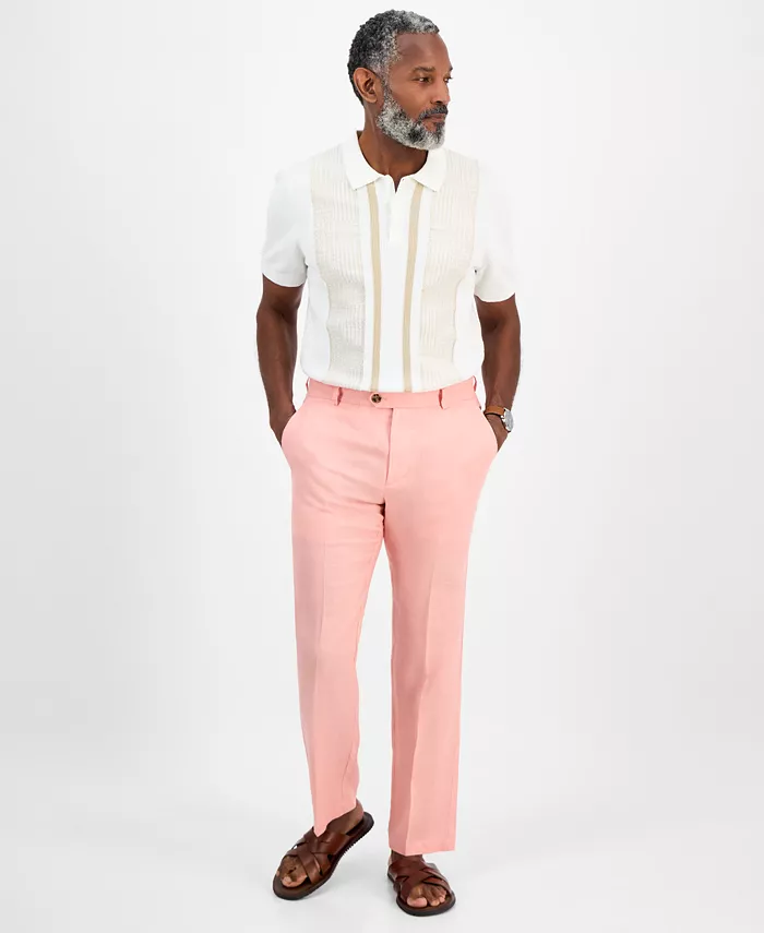 Мужские льняные брюки Club Room, розовый
Мужские льняные брюки Club Room, розовый