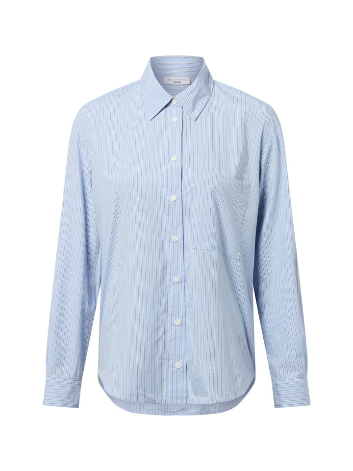 Блузка светло-голубого и белого цвета Marc O'Polo DENIM
Блузка светло-голубого и белого цвета Marc O'Polo DENIM