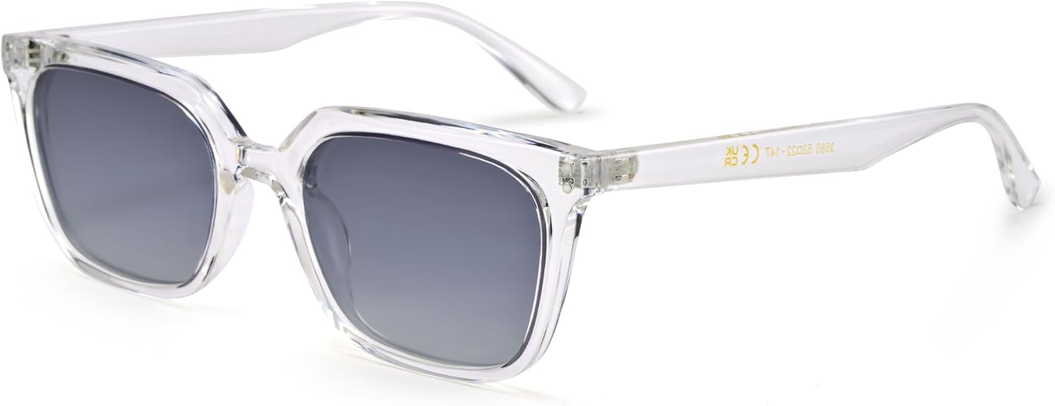 Поляризованные винтажные квадратные солнцезащитные очки Pro Acme для женщин и мужчин, в ретро-оправе, унисекс, для вождения и отдыха на природе, Transparent/Gradient Grey
Поляризованные винтажные квадратные солнцезащитные очки Pro Acme для женщин и мужчин, в ретро-оправе, унисекс, для вождения и отдыха на природе, Transparent/Gradient Grey