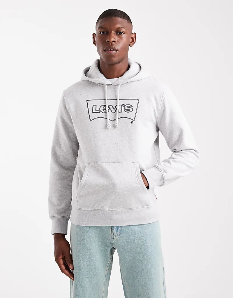 Толстовка Levi's Rope с логотипом «летучая мышь» серого меланжевого цвета
Толстовка Levi's Rope с логотипом «летучая мышь» серого меланжевого цвета