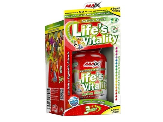 Amix, Биологически активная добавка Life's Vitality Active Stack, 60 таблеток, мультиколор
Amix, Биологически активная добавка Life's Vitality Active Stack, 60 таблеток, мультиколор