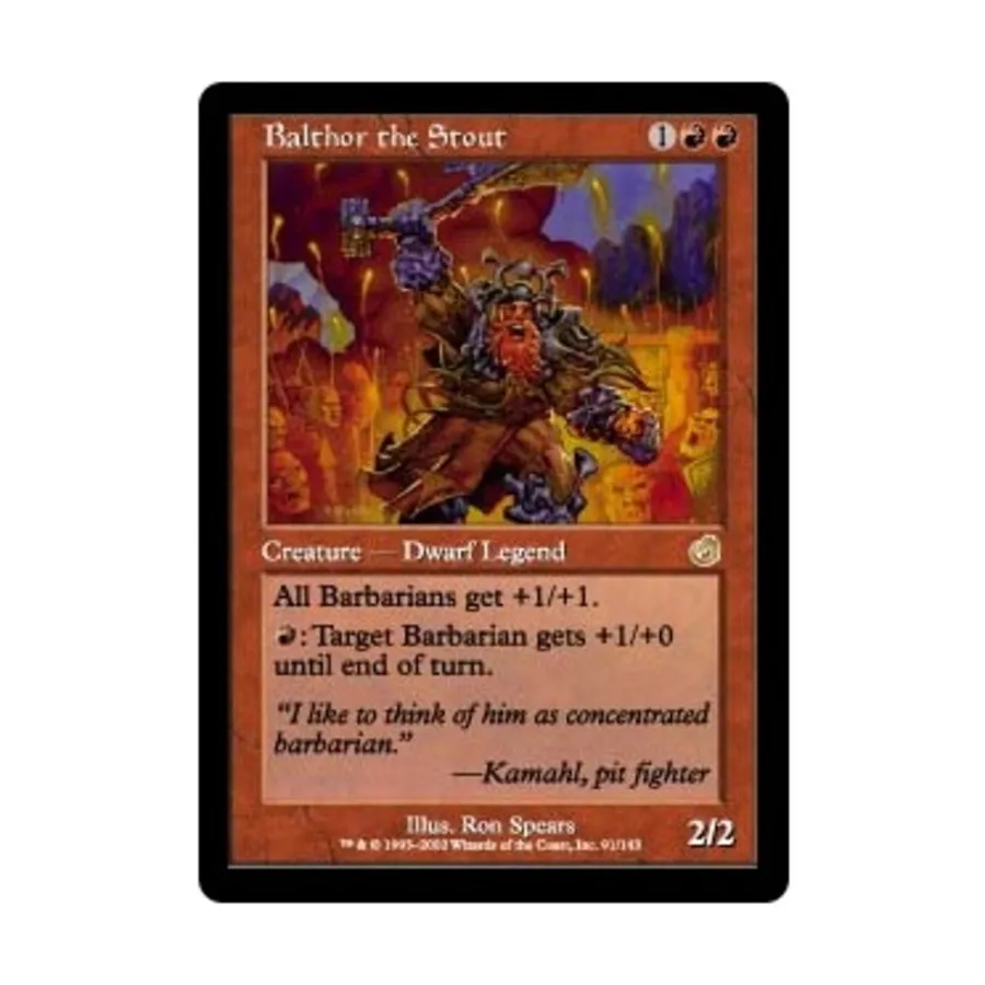 CCG Балтор Толстый (клавиша R), MTG - Torment
CCG Балтор Толстый (клавиша R), MTG - Torment