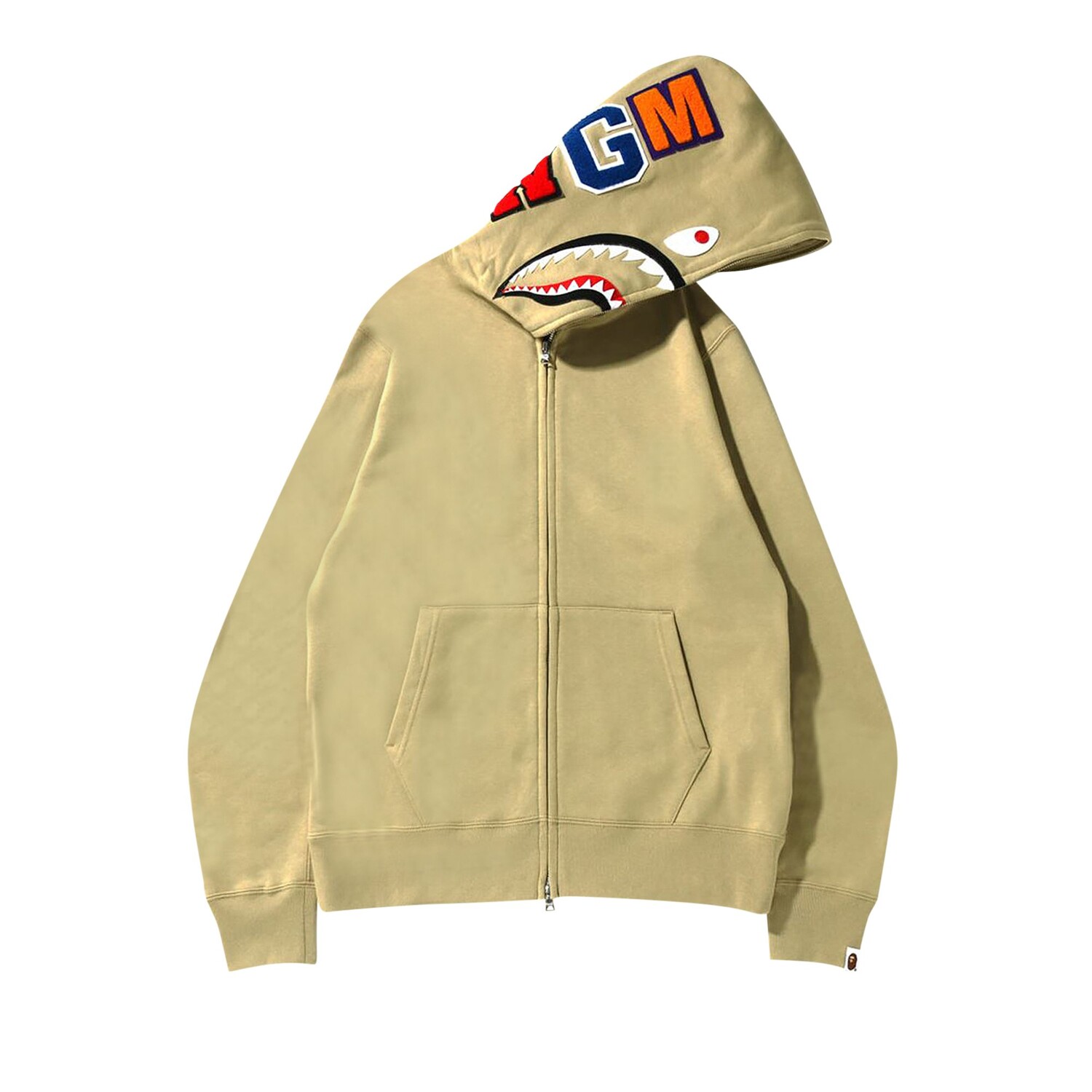 BAPE Shark Толстовка на молнии во всю длину, Бежевый
BAPE Shark Толстовка на молнии во всю длину, Бежевый
