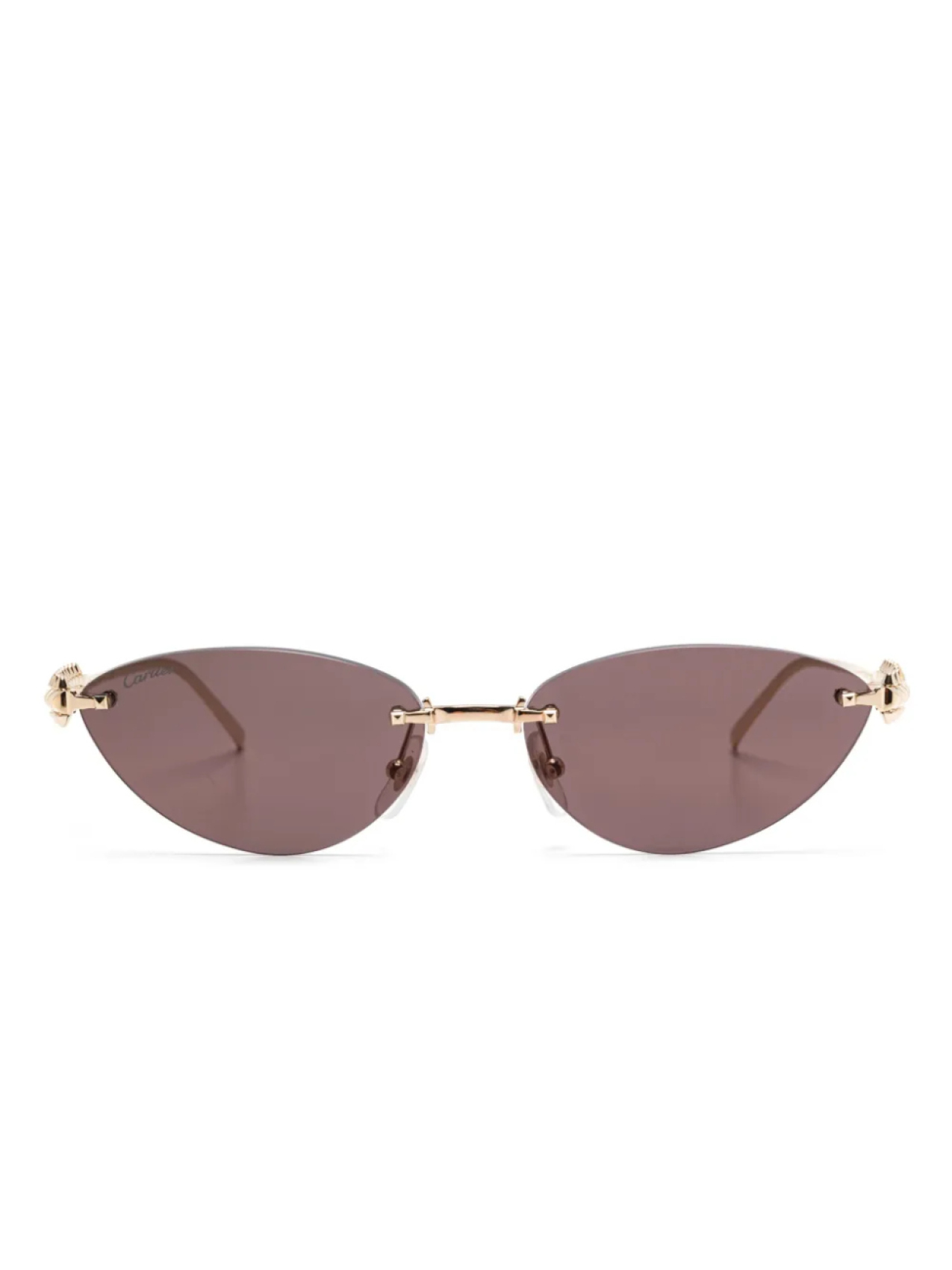 Cartier Eyewear солнцезащитные очки Clash, золотой
Cartier Eyewear солнцезащитные очки Clash, золотой