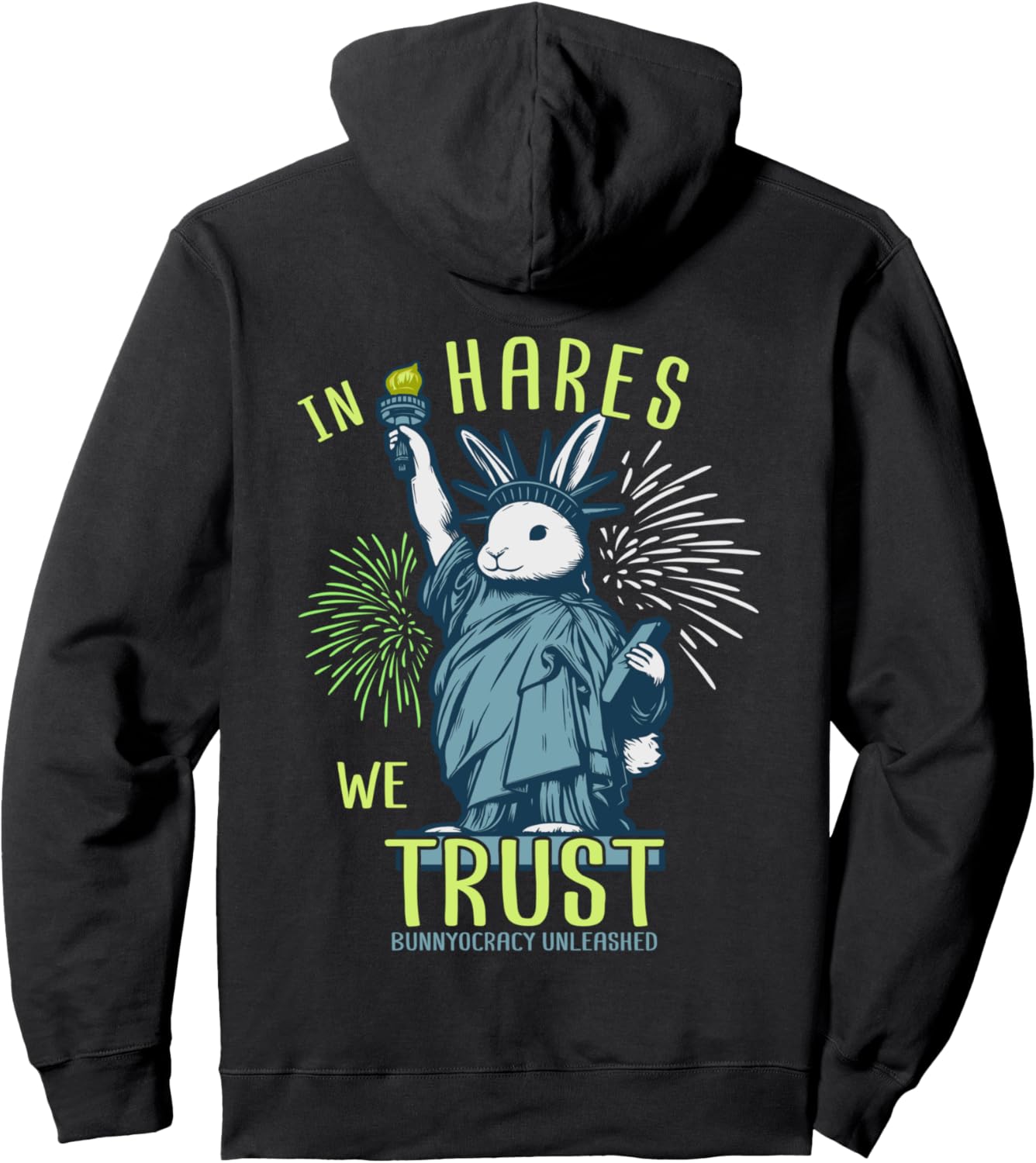 Худи с изображением кролика на статуе Свободы, Нью-Йорк Funny New York Hare Liberty Bunnies, черный
Худи с изображением кролика на статуе Свободы, Нью-Йорк Funny New York Hare Liberty Bunnies, черный