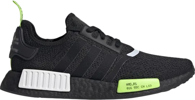 Кроссовки Adidas NMD_R1 'Black Signal Green', черный 
Кроссовки Adidas NMD_R1 'Black Signal Green', черный