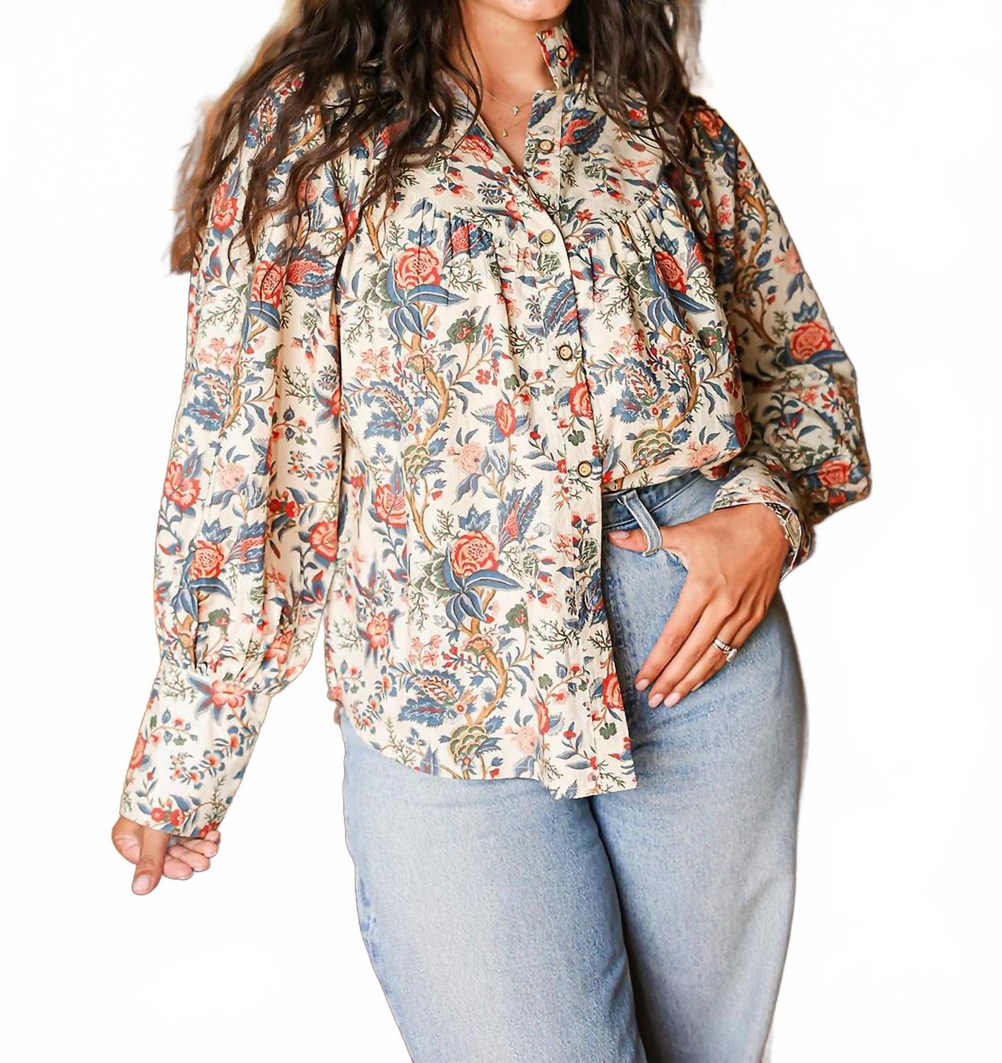 Топ с цветочным принтом Дженны в разноцветном цвете Layerz Clothing, Multi
Топ с цветочным принтом Дженны в разноцветном цвете Layerz Clothing, Multi