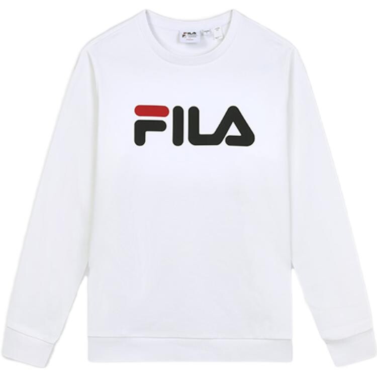 Толстовка унисекс белая Fila, белый 
Толстовка унисекс белая Fila, белый