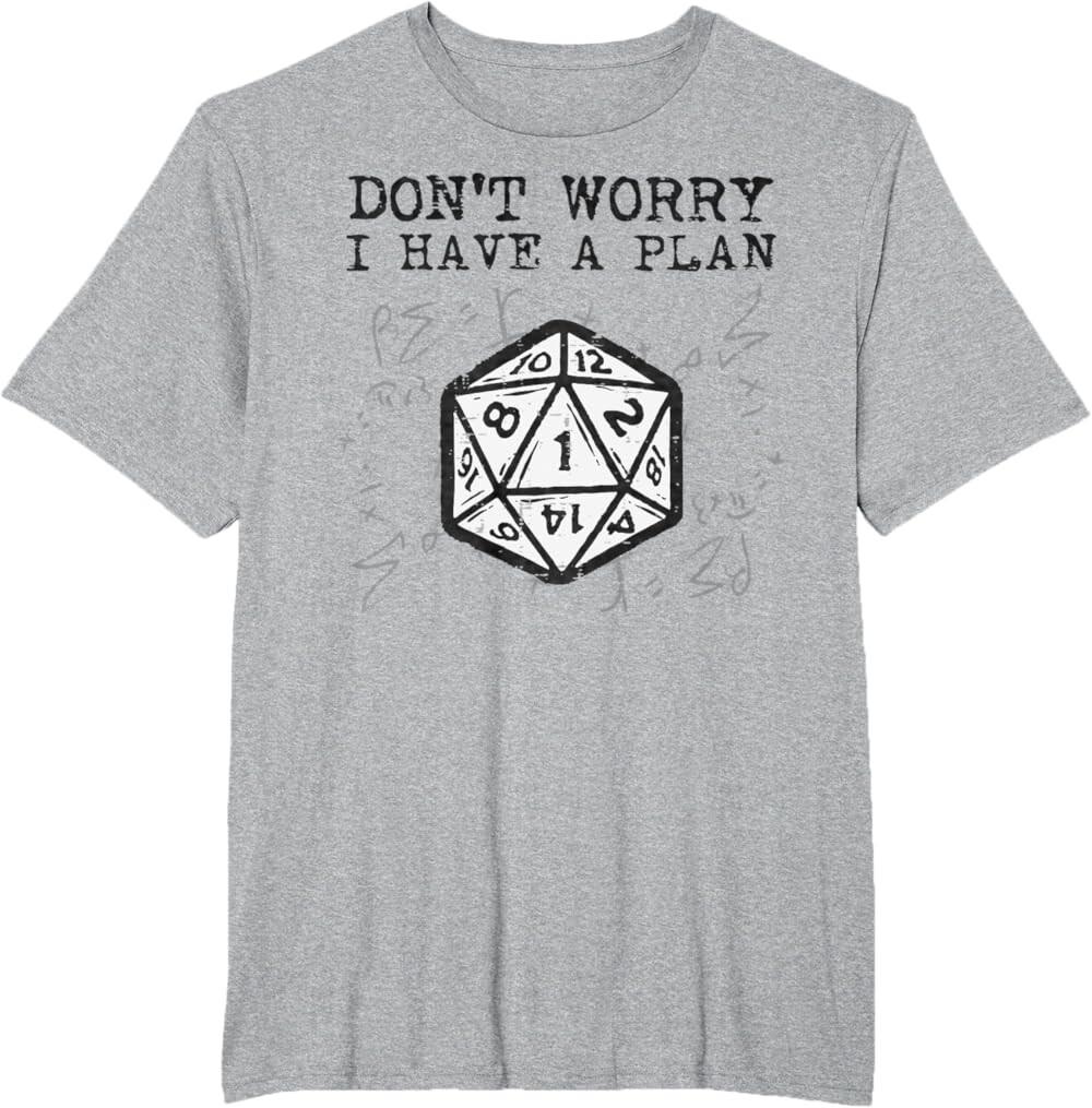 Мужская футболка RPG Gamer Dont Worry I Have Plan, светло-серый
Мужская футболка RPG Gamer Dont Worry I Have Plan, светло-серый