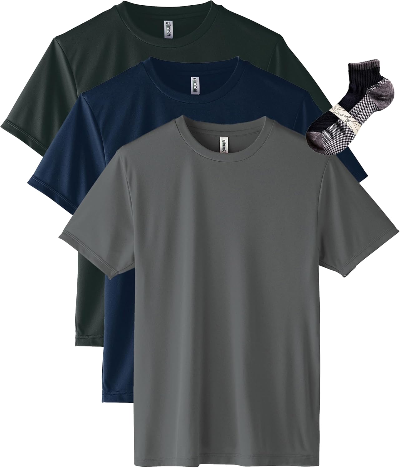 Футболка с коротким рукавом Glimmer 00350-AIT из трикотажа Interlock Dry плотностью 3,5 унции, с круглым вырезом, черный/темно-синий/серый
Футболка с коротким рукавом Glimmer 00350-AIT из трикотажа Interlock Dry плотностью 3,5 унции, с круглым вырезом, черный/темно-синий/серый