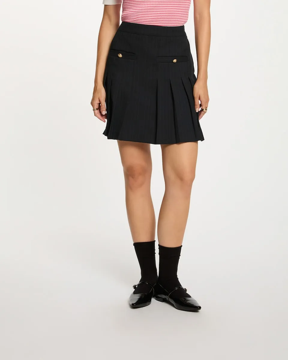 Плиссированная короткая юбка Morgan, черный
Плиссированная короткая юбка Morgan, черный
