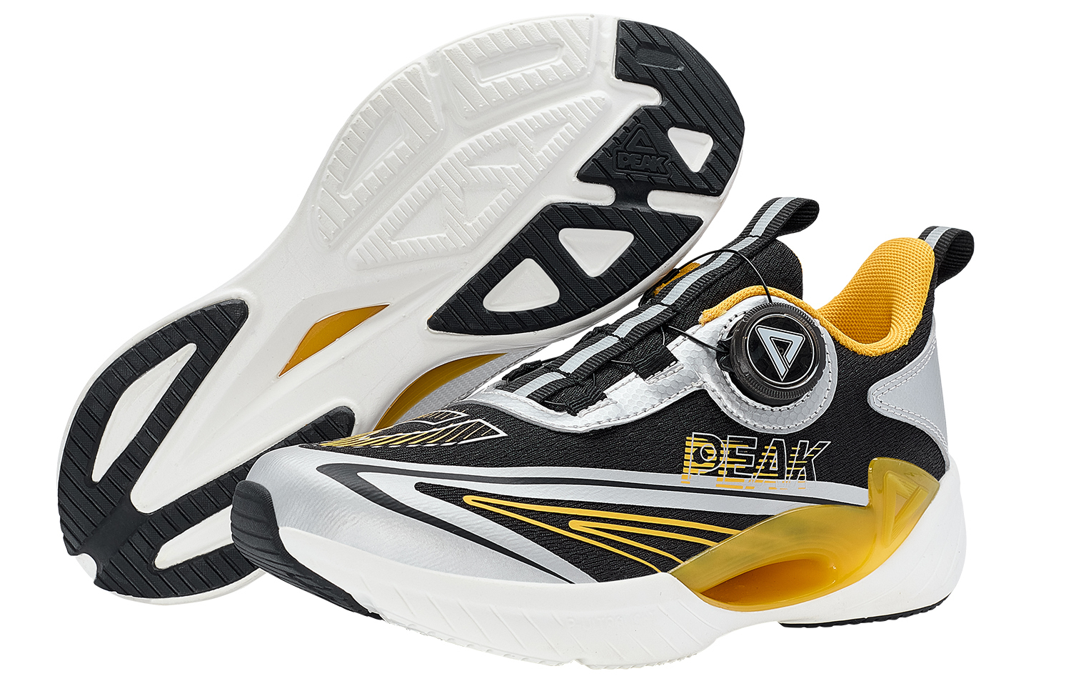 Низкие детские кроссовки для бега с противоскользящей поддержкой черно-серебристые подростковые PEAK
Низкие детские кроссовки для бега с противоскользящей поддержкой черно-серебристые подростковые PEAK