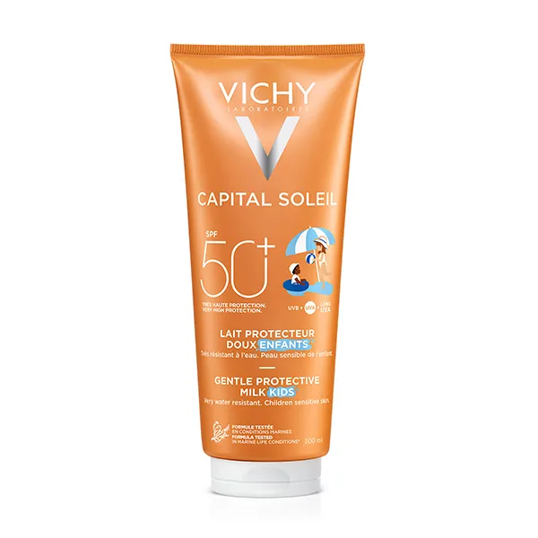 Солнцезащитный крем для детей Idéal Soleil Gentle Protective Milk Spf50 Vichy, 300 ml
Солнцезащитный крем для детей Idéal Soleil Gentle Protective Milk Spf50 Vichy, 300 ml