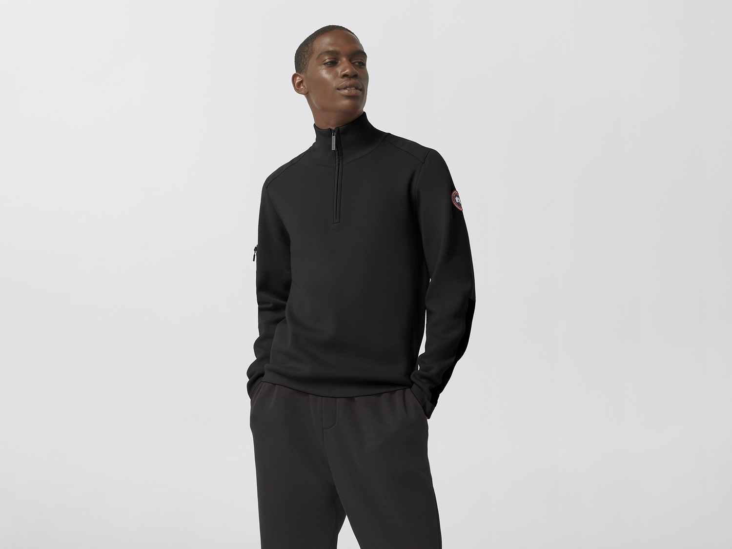 Свитер Canada Goose Stormont ¼ Zip, черный
Свитер Canada Goose Stormont ¼ Zip, черный