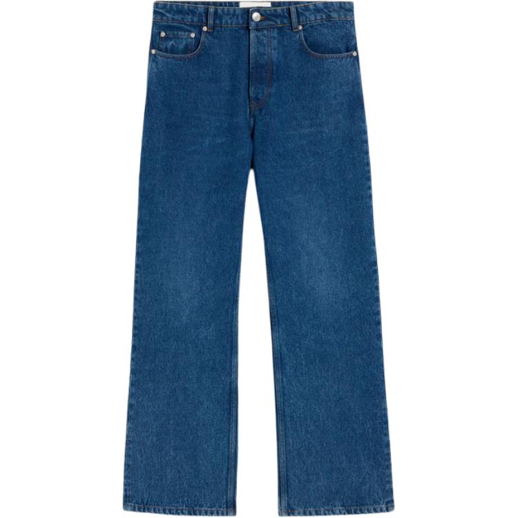 Джинсы прямого кроя с нашивкой Ami Logo AMIPARIS, синие
Джинсы прямого кроя с нашивкой Ami Logo AMIPARIS, синие