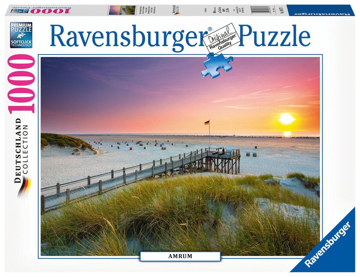 Ravensburger, пазл, Закат в Амруме, 1000 шт. 
Ravensburger, пазл, Закат в Амруме, 1000 шт.