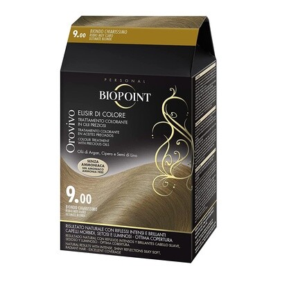 Orovivo Color 9 Светло-русый перманентный краситель для волос Biondo Miele, Biopoint
Orovivo Color 9 Светло-русый перманентный краситель для волос Biondo Miele, Biopoint