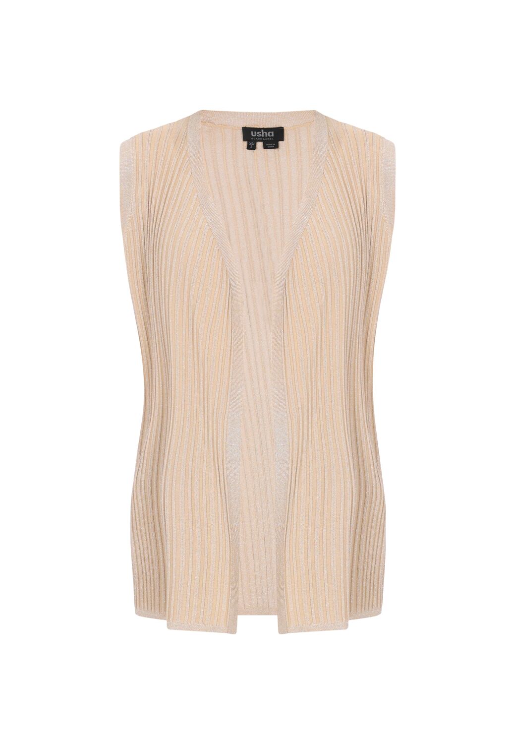 Usha BLACK LABEL Вязаный жилет 'Classic' в бежевом цвете
Usha BLACK LABEL Вязаный жилет 'Classic' в бежевом цвете
