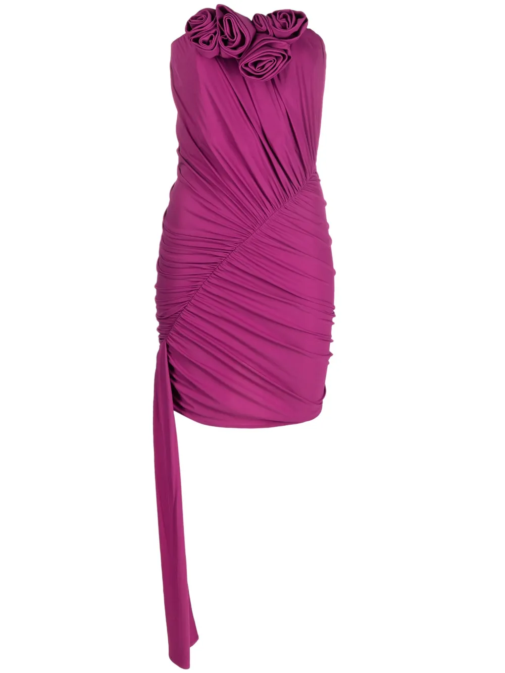 Платье мини с цветочной аппликацией Magda Butrym, фиолетовый
Платье мини с цветочной аппликацией Magda Butrym, фиолетовый