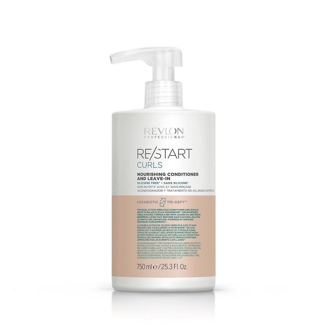 Кондиционер для волос restart curls nourishing conditioner Revlon Professional, объем 750 мл
Кондиционер для волос restart curls nourishing conditioner Revlon Professional, объем 750 мл