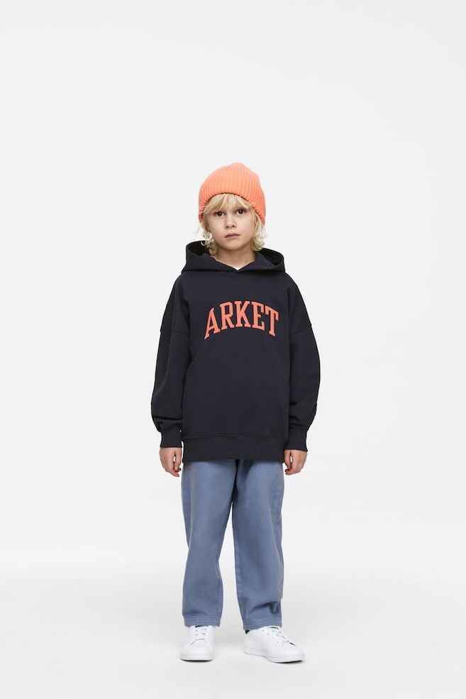 Тяжелая толстовка с капюшоном Arket, синий
Тяжелая толстовка с капюшоном Arket, синий