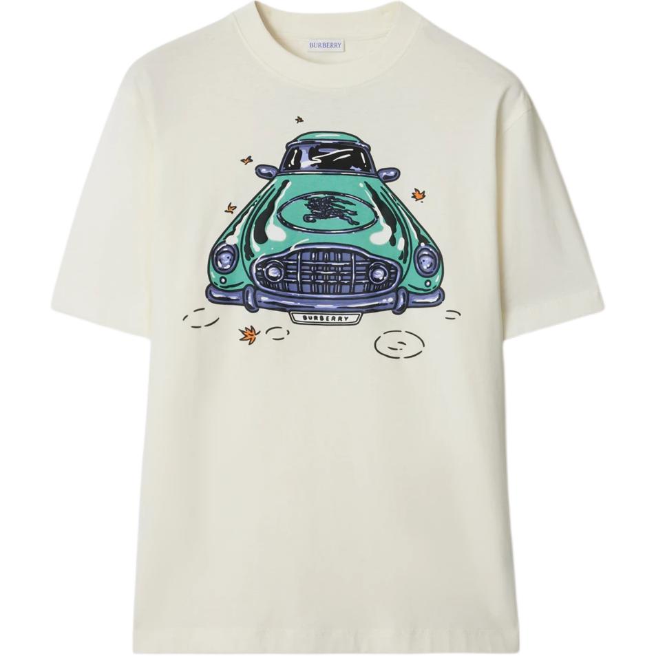 Футболка Cotton с принтом автомобиля Burberry, Chalk
Футболка Cotton с принтом автомобиля Burberry, Chalk