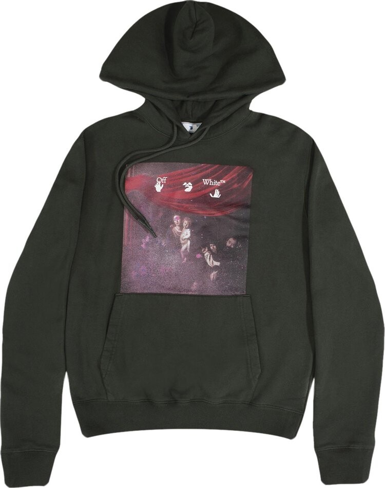 Худи Off-White Sprayed Caravaggio Slim Hoodie 'Green/White', зеленый
Худи Off-White Sprayed Caravaggio Slim Hoodie 'Green/White', зеленый