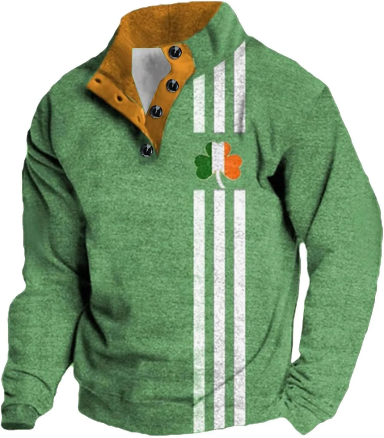 Мужской свитшот St Patrick's Day с принтом Mgoohoen
Мужской свитшот St Patrick's Day с принтом Mgoohoen