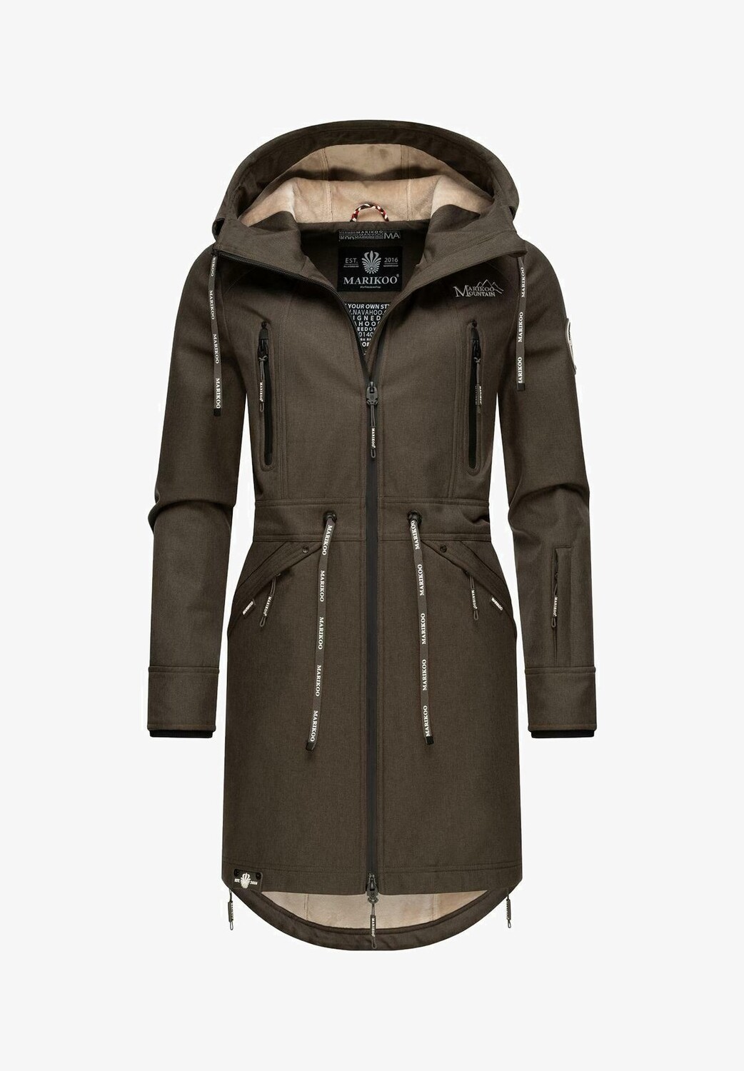 Парка Marikoo с карманами на груди, темно-серый
Парка Marikoo с карманами на груди, темно-серый