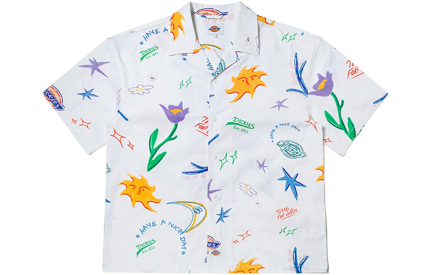 Рубашка унисекс белая Dickies
Рубашка унисекс белая Dickies