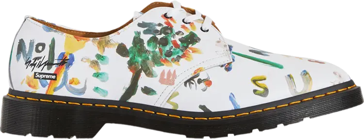 Ботинки мужские Dr. Martens x Supreme x Yohji Yamamoto низкие с рисунком, белый
Ботинки мужские Dr. Martens x Supreme x Yohji Yamamoto низкие с рисунком, белый